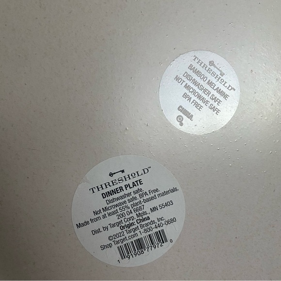 Threshold plate set with kitchen towels coasters stripes - Picture 3 of 10